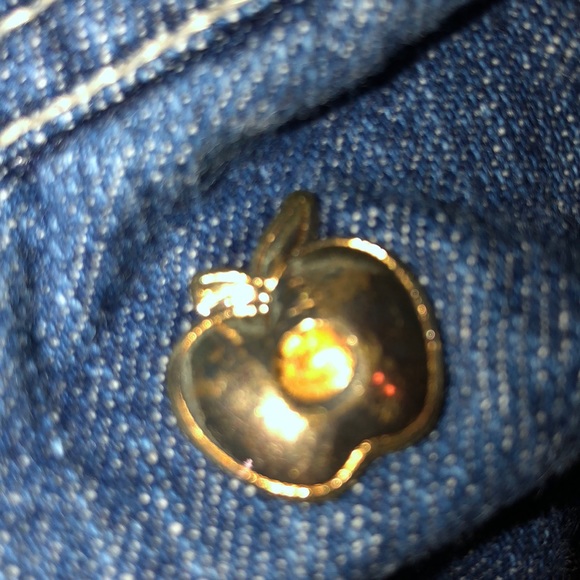 Dark blue apple bottom capris - Picture 4 of 6